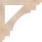 Ekena Millwork Merced Slat Smooth Bracket, Douglas Fir, 3 1/2"W x 32"D x 32"H BKT04X32X32MRC06SDF - alternate 2